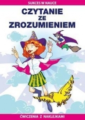Czytanie ze zrozumieniem Ćwiczenia z naklejkami - Guzowska Beata
