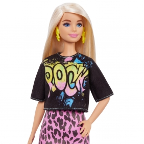 Barbie Fashionistas: Lalka - Rockowy t-shirt, blond włosy (FBR37/GRB47)