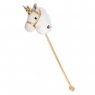 Koń jednorożec na kiju Hobby Horse biały 100cm (T-TED-12598) od 3 lat