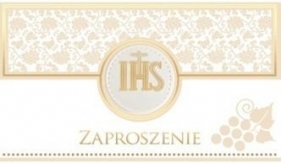 Zaproszenia komunijne. Pierwsza komunia święta - PMZ-003
