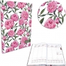 Kalendarz 2023 A4 tygodniowy soft touch peonie