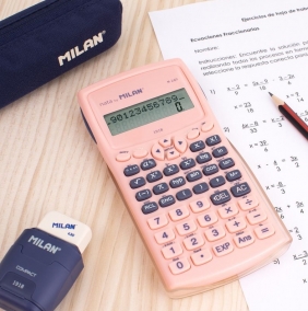 Kalkulator naukowy MILAN różowy
