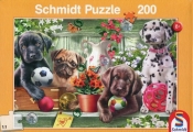 Puzzle 200: Figlarne szczeniaki