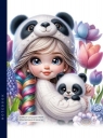 <img src='https://webimage.pl/pics/987/3/d4823089233987.jpg' width='370' height='500'> Notatnik 143x200 64K kratka Dziewczynka i panda