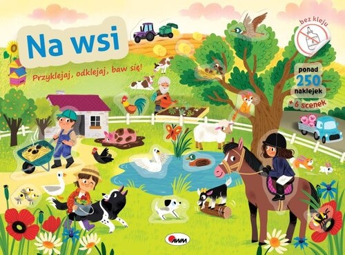 Przyklejaj odklejaj baw się ! Na wsi