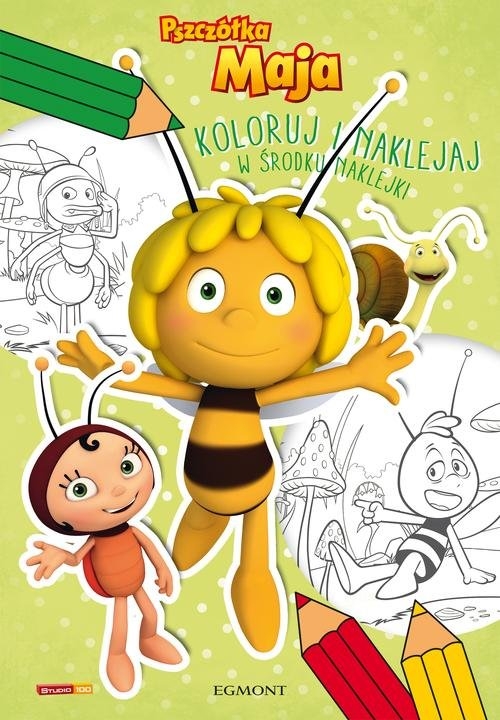 Pszczółka Maja Koloruj i naklejaj