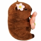 Pluszowa kapibara z kwiatkiem, 30 cm