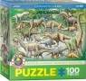  Puzzle 100 Smartkids Dinosaurs 6100-00987+
