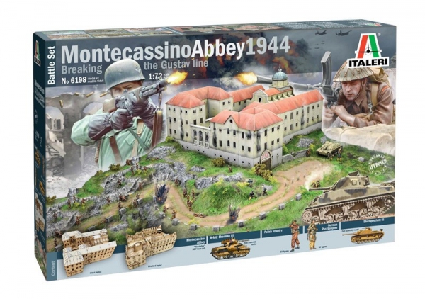 Model do sklejania Montecassino Abbey 1944 Breaking the Gus (6198)