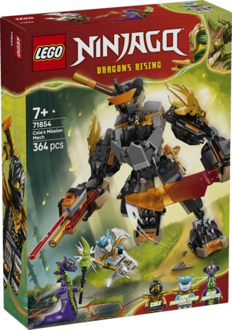 LEGO Ninjago Mech specjalny Cole’a i Zane w smoczej zbroi 71854