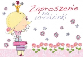 Zaproszenie ZZ-030 Urodziny dziewczynka (5 szt.)