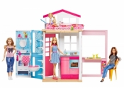 Barbie: Domek + lalka (DVV48)