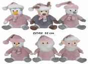 Zwierzęta świąteczne 32cm MIX