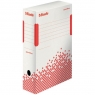 Pudło archiwizacyjne Esselte Speedbox - biało-czerwony 10 x 25 x 35 cm (623908)