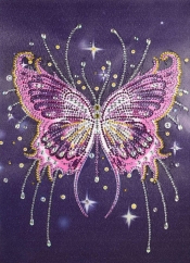 Mandala 7D - Motyl fioletowy (NO-1006598)