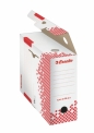 Pudło archiwizacyjne Esselte Speedbox - biało-czerwony 10 x 25 x 35 cm (623908)