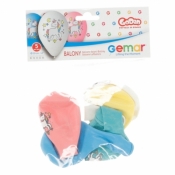 Balon gumowy Godan 5 szt. mix 30 cm (GSM110/P661)