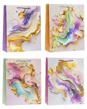 Torebka ozdobna 18x23x8cm mix ROZETTE