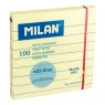 Karteczki samoprzylepne w linię MILAN, 76x76, 100 szt. (4151PTL100)
