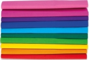 Bibuła marszczona 25x200 cm, 10 kolorów (407786)