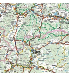 Czechy i Słowacja 1:500 000 - mapa samochodowa (1562-2020)