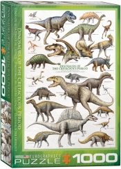 Puzzle 1000: Dinozaury z okresu Kredy (6000-0098)