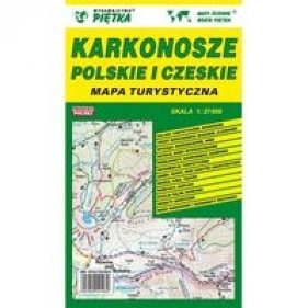 Karkonosze polskie i czeskie Mapa turystyczna 1:27 000