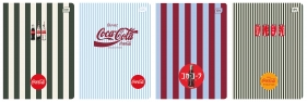 Zeszyt A5/80k M Soft Touch Coca Cola kratka, 1 szt