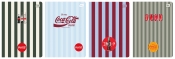 Zeszyt A5/80k M Soft Touch Coca Cola kratka, 1 szt
