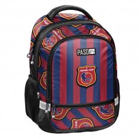 Plecak dwukomorowy szkolny - Football Club Stripes