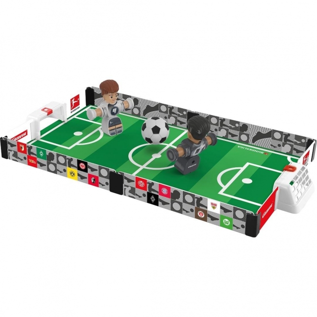 <img src='https://webimage.pl/pics/989/5/d9003150165989.jpg' style='height:440px' /> Carrera FC Spin n' Goal Set - Modell Bundesliga