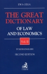 The Great Dictionary of Law and Economics 2 Polish - English Ewa Ożga