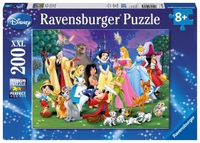 Ravensburger, Puzzle XXL 200: Ulubieńcy Disneya (12698)