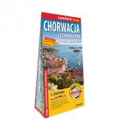 Chorwacja i Czarnogóra. Mapa wybrzeża; laminowana mapa samochodowo-turystyczna 1:300 000