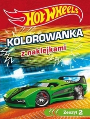 Hot Wheels. Kolorowanka z naklejkami. Zeszyt 2 - Opracowanie zbiorowe