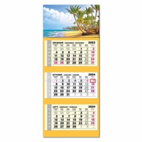 Kalendarz 2024 trójdzielny Lux Dominikana