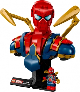 Lego, Marvel - Popiersie Iron Spider-Mana, 379 el. (76326)