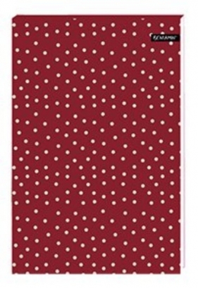 Notes klejony A6 96 kartek kratka Groszki