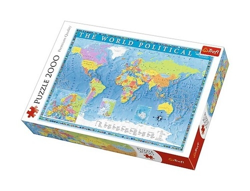 Puzzle 2000: Polityczna mapa świata (27099)