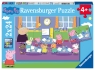  Ravensburger, Puzzle dla dzieci 2w1: Świnka Peppa i cała klasa (09099)