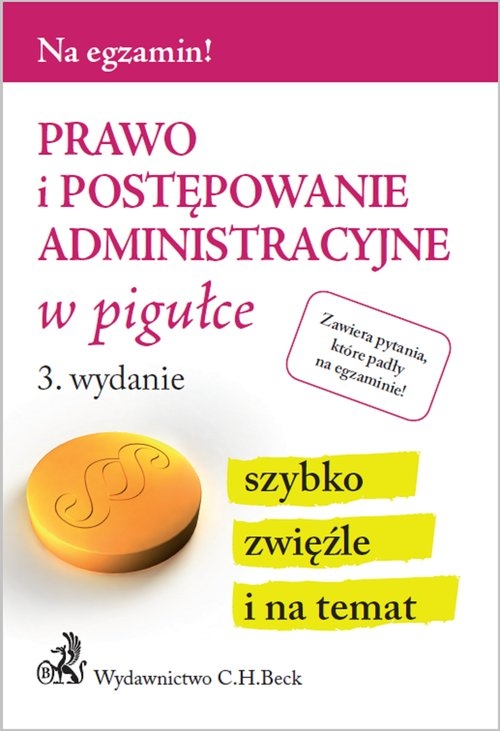 Prawo i postępowanie administracyjne w pigułce