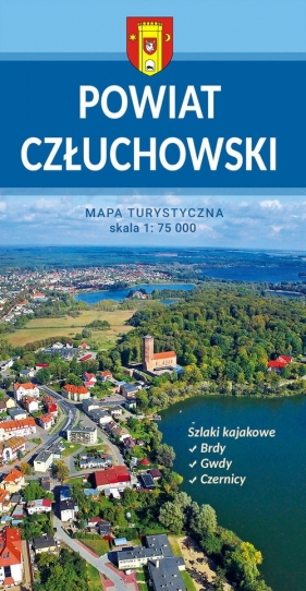 Powiat Człuchowski Mapa turystyczna