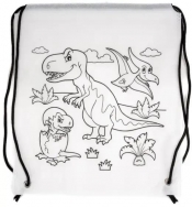 Worek szkolny do malowania Tinting dino
