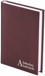 Kalendarz Akademicki A5 2017/2018 Albit Bordo
