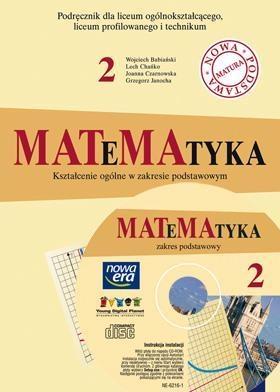 Matematyka 2 Podręcznik z płytą CD