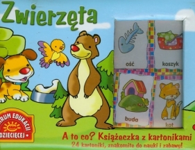 A to co Książeczka z kartonikami Zwierzęta