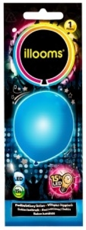 Balony Led - niebieskie