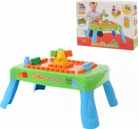 Stolik z klockami do zabawy 20 elementów (57990)