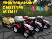 Ogromny traktor z maszyną