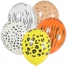  Balony z nadrukiem zwierzęcym 5szt